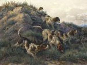 Hounds On A Scent by Edmund Henry Osthaus