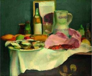 Nature Morte Au Plat D'huitres