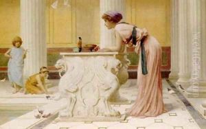 Playmates by Henry Ryland