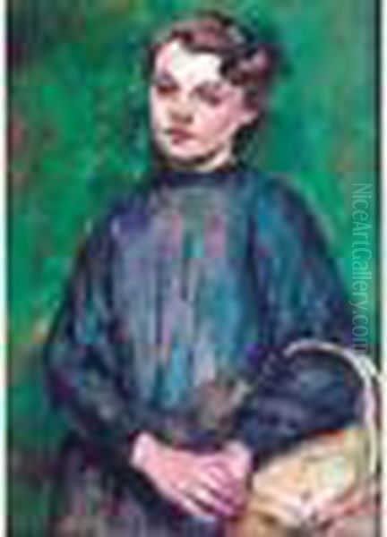 Jeune Fille Au Panier - view 1