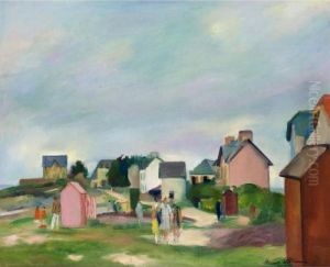 Maisons Au Bord De La Mer by Henri Ottmann