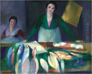 La Poissonniere A L'etable by Henri Ottmann