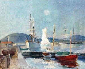 Sailing Boats by Henri Ottmann