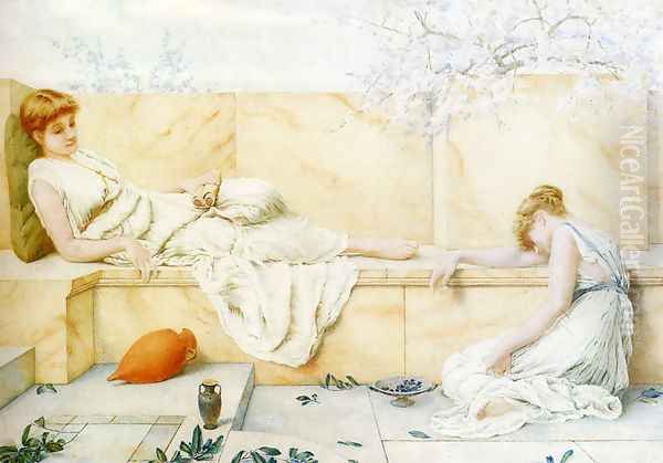 Two Classical Figures Reclining - view 1