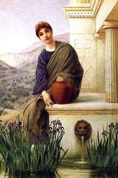 At the Fountain by Henry Ryland