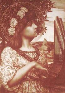 Saint Cecilia I by Henry Ryland