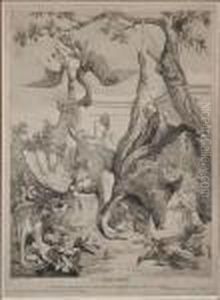 La Curee Faite by Jean-Baptiste Oudry