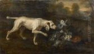 Chien A L'arret Devant Un Faisan by Jean-Baptiste Oudry