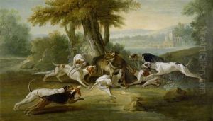 Hallali Du Loup by Jean-Baptiste Oudry