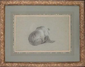 View Of A Bear From Behind by Jean-Baptiste Oudry