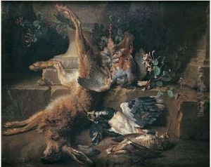 Nature Morte Aux Pieces De Gibier by Jean-Baptiste Oudry