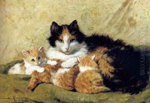 A Proud Mother by Henriette Ronner-Knip