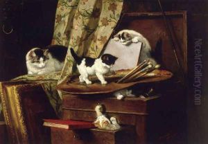 Artful Play by Henriette Ronner-Knip