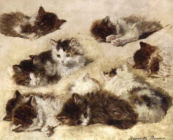 Kittens (study) - view 1