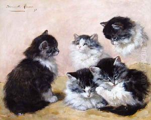 Kittens by Henriette Ronner-Knip