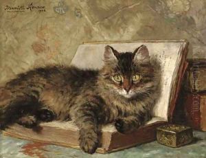 The wise cat by Henriette Ronner-Knip