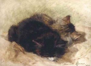 Utter contentment by Henriette Ronner-Knip