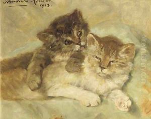 A playfull gesture by Henriette Ronner-Knip