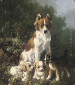 The new arrivals by Henriette Ronner-Knip