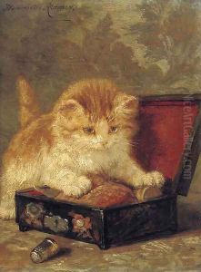 The sewing box by Henriette Ronner-Knip