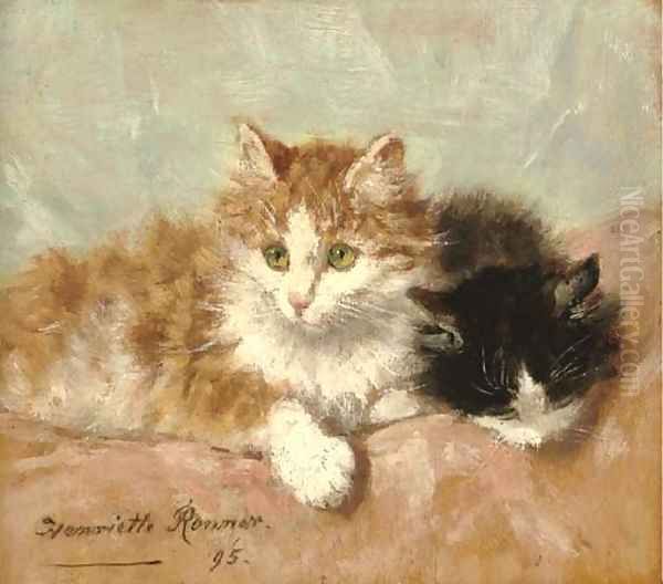 Resting kittens - view 1