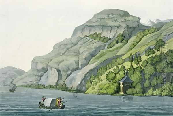 Chapel of William Tell, from Customs of the Various Nations, published c.1800-18 - view 1