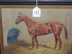 Lorna, Potrait Of A Hunter In A Stable Lorna, Potrait Of A Hunter In A Stable