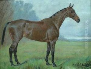 'nemesis' Portrait Of A Chestnut Hunter