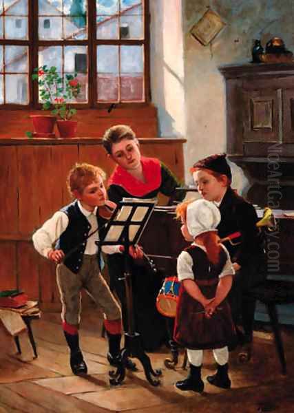 The music lesson - view 1