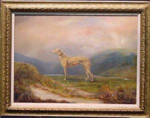 Greyhound In Landscape