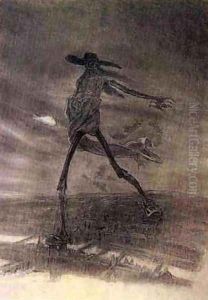 Satan Sowing Seeds by Felicien Rops