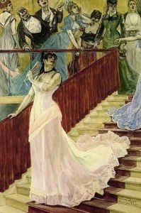 The Row by Felicien Rops