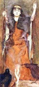 The Sorceress by Henry Meynell Rheam