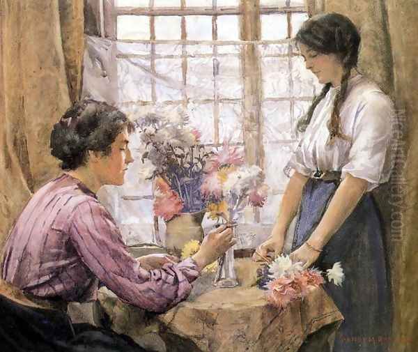 Arranging Flowers - view 1