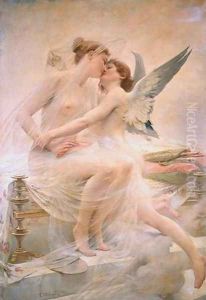 Cupid and Psyche by Lionel Noel Royer