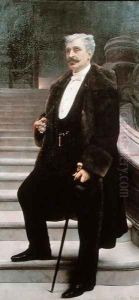 Portrait of Comte DAdhemar de Cransac, c.1890 by Lionel Noel Royer