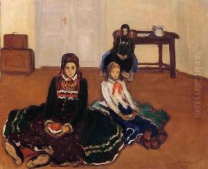 Woman at Riga by Jozsef Rippl-Ronai