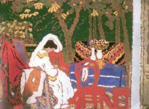 In the Garden 1909 by Jozsef Rippl-Ronai