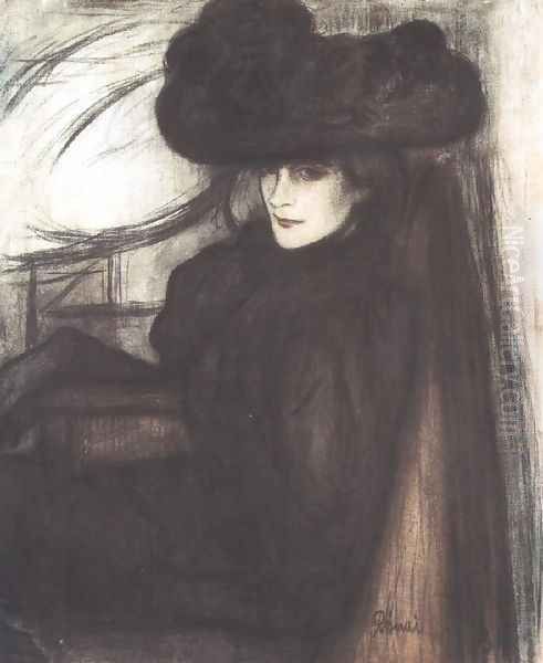 Lady with Black Veil 1896 - view 1