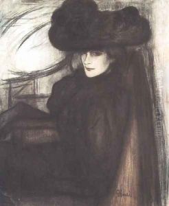 Lady with Black Veil 1896