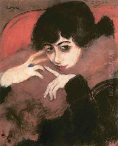 Shivering Girl with a Blue Ring 1916