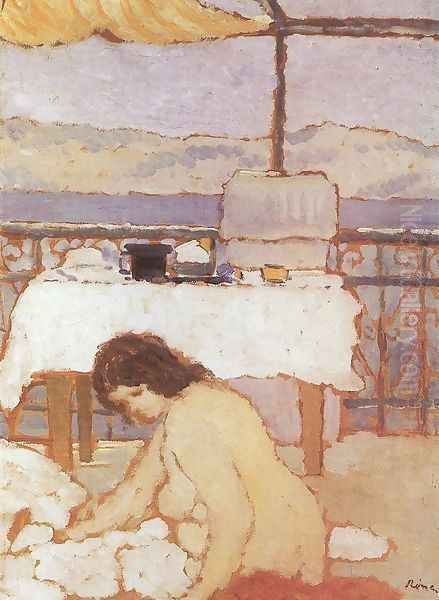 Nude on a Balcony 1909 - view 1