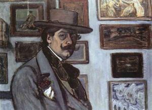 Self-portrait in a Brown Hat 1897