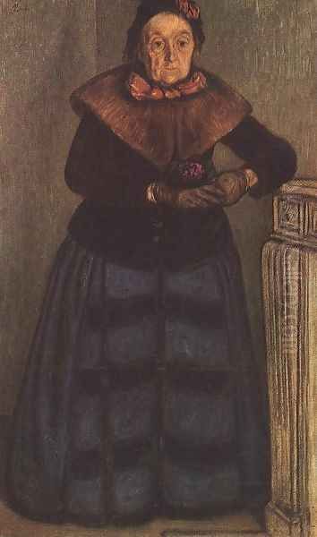 Old Woman with Violet 1895 - view 1