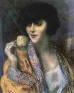 Woman with a Chinese Cup 1920