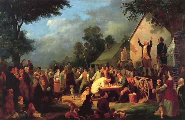 Recruiting for the Continental Army - view 1