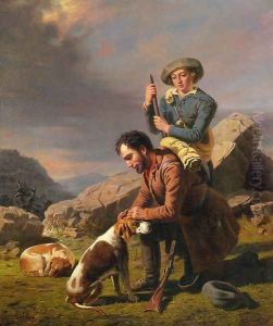 The Wounded Hound by William Tylee Ranney