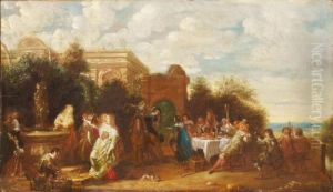 Dejeuner A L'exterieur Du Palais
