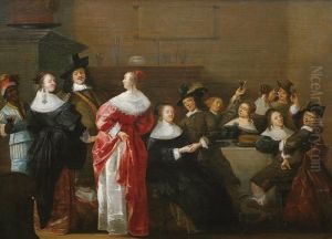 A Happy Party by Antonie Palamedesz