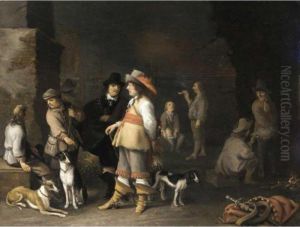 Guardroom Interior by Antonie Palamedesz
